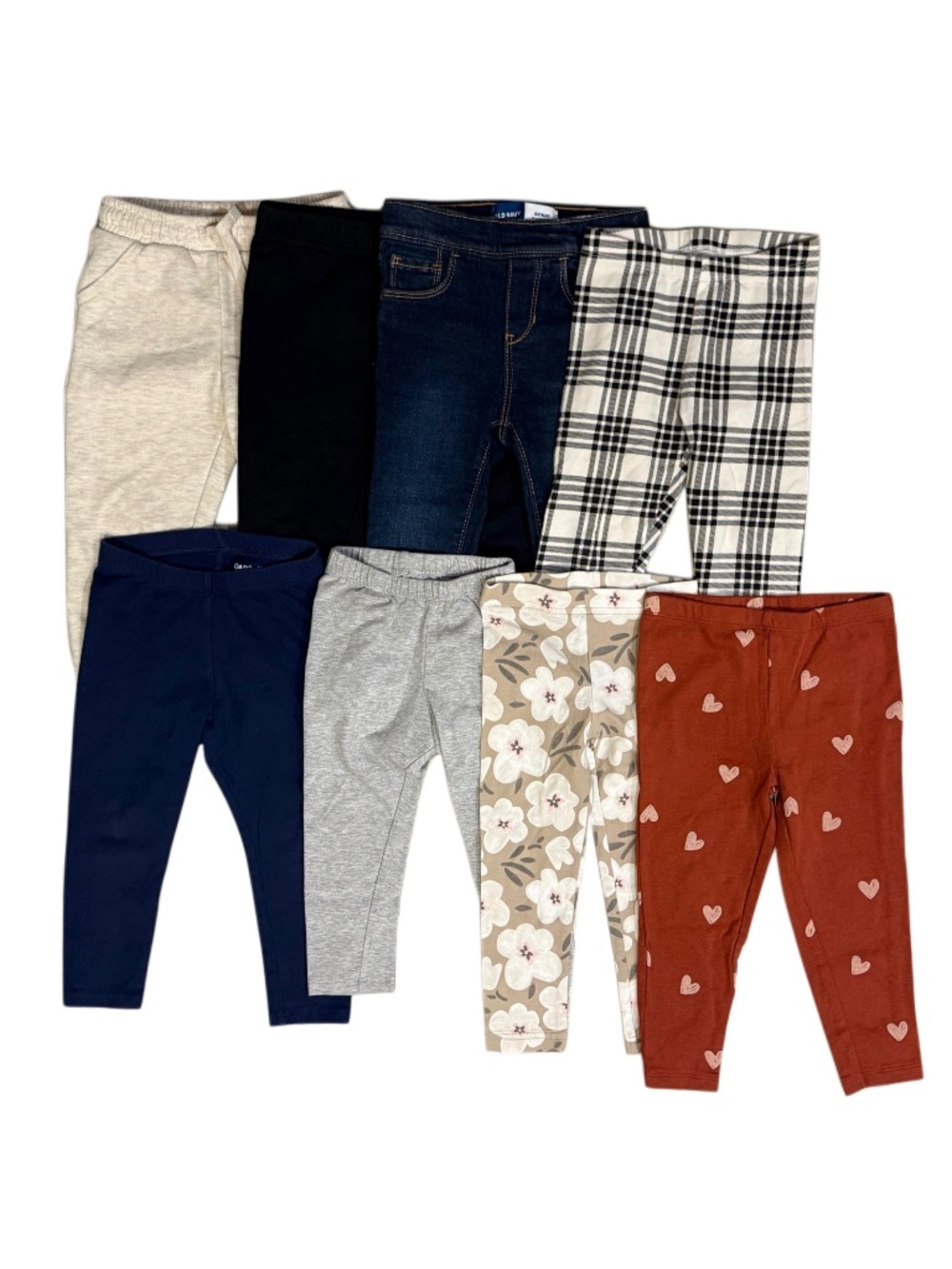 2T Toddler Bottoms Bundle (8 pieces)